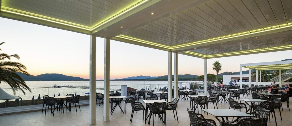 пергола для коммерции